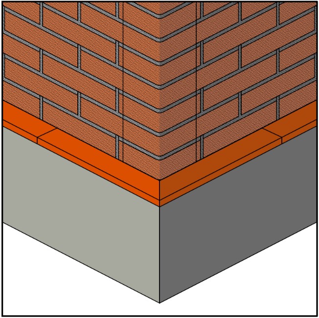 Устройство внешних углов при помощи угловых
                        элементов klinker