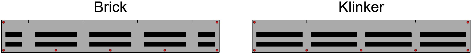 Схема крепления стартовой полосы.