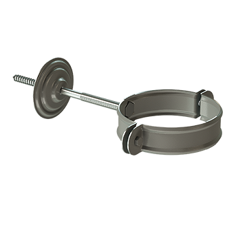 Хомут для водосточной трубы Stal Standard Темно-серый, (RAL 7024)