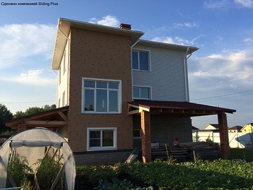 Колено 45˚ для водосточной трубы LUX, пломбир - 77