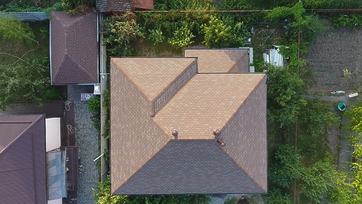 Гибкая черепица Premium, Женева, Арахис - 122