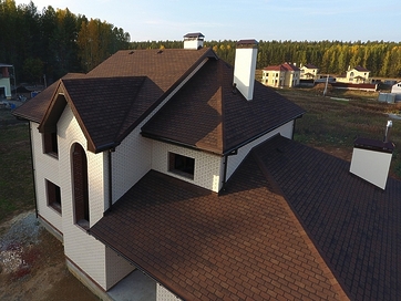 Гибкая черепица Premium, Женева, Арахис - 145