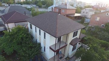 Гибкая черепица Premium, Женева, Арахис - 119