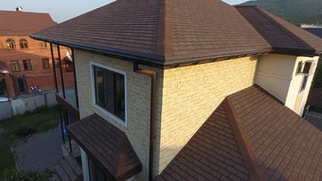 Гибкая черепица Premium, Женева, Арахис - 34