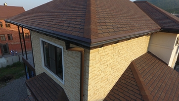 Гибкая черепица Premium, Женева, Арахис - 35