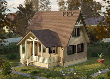 Гибкая черепица Premium, Женева, Арахис - 160