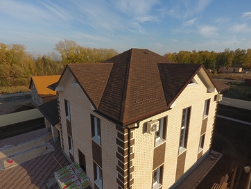 Гибкая черепица Premium, Женева, Арахис - 64