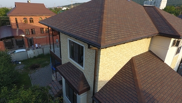 Гибкая черепица Premium, Женева, Арахис - 33