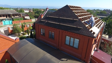 Гибкая черепица Premium, Женева, Арахис - 25