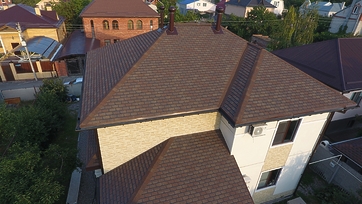 Гибкая черепица Premium, Женева, Арахис - 115