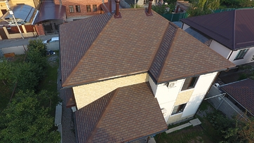 Гибкая черепица Premium, Женева, Арахис - 45