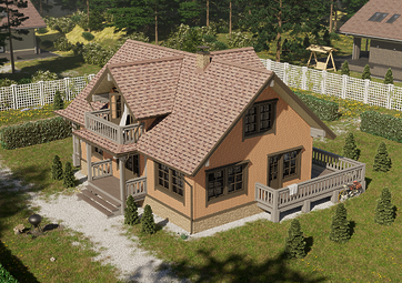 Фасадная панель Флемиш, Красный - 9