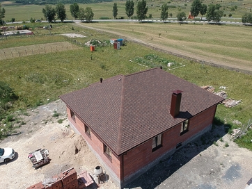 Гибкая черепица Premium, Женева, Арахис - 69