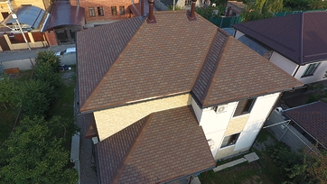 Гибкая черепица Premium, Женева, Арахис - 121