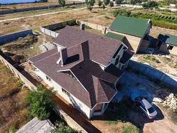 Гибкая черепица Premium, Женева, Арахис - 157