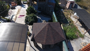 Гибкая черепица Premium, Женева, Арахис - 130