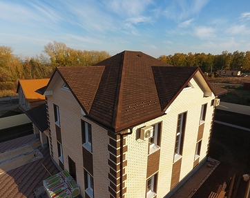 Гибкая черепица Premium, Женева, Арахис - 149