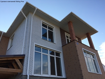 Колено 45˚ для водосточной трубы LUX, пломбир - 76