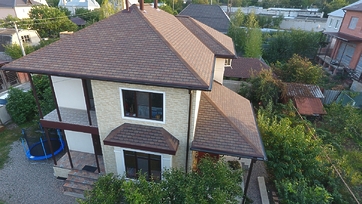 Гибкая черепица Premium, Женева, Арахис - 39