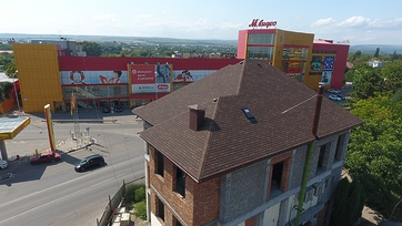 Гибкая черепица Premium, Женева, Арахис - 140