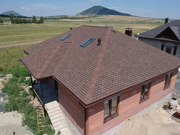 Гибкая черепица Premium, Женева, Арахис - 110