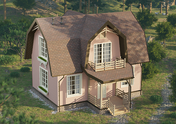 Гибкая черепица Premium, Женева, Арахис - 162