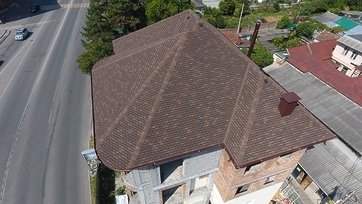 Гибкая черепица Premium, Женева, Арахис - 136