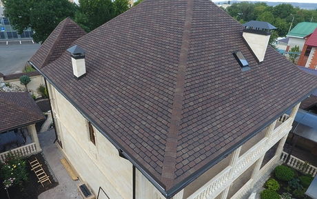 Гибкая черепица Premium, Женева, Арахис - 169