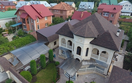 Гибкая черепица Premium, Женева, Арахис - 167