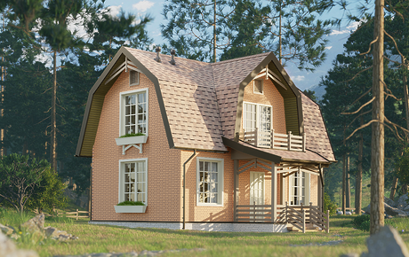 Фасадная панель Флемиш, Красный - 14